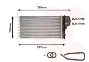 Wärmetauscher, Innenraumheizung VAN WEZEL 09006279