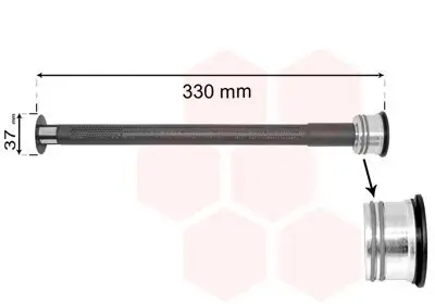 Trockner, Klimaanlage VAN WEZEL 0900D225