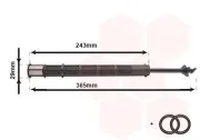 Trockner, Klimaanlage VAN WEZEL 0900D247