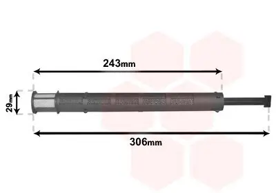 Trockner, Klimaanlage VAN WEZEL 0900D249 Bild Trockner, Klimaanlage VAN WEZEL 0900D249