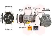 Kompressor, Klimaanlage 12 V VAN WEZEL 0900K255