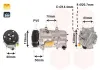 Kompressor, Klimaanlage 12 V VAN WEZEL 0900K256 Bild Kompressor, Klimaanlage 12 V VAN WEZEL 0900K256