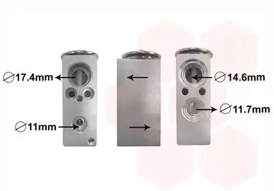 Expansionsventil, Klimaanlage VAN WEZEL 09011201 Bild Expansionsventil, Klimaanlage VAN WEZEL 09011201