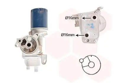 Ölkühler, Motoröl VAN WEZEL 09013727