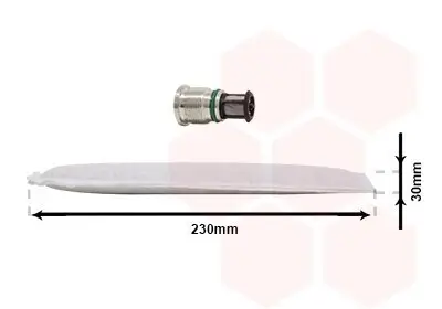 Trockner, Klimaanlage VAN WEZEL 1100D061