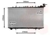 Kühler, Motorkühlung VAN WEZEL 13002094