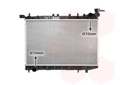 Kühler, Motorkühlung VAN WEZEL 13002174 Bild Kühler, Motorkühlung VAN WEZEL 13002174