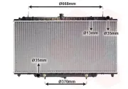 Kühler, Motorkühlung VAN WEZEL 13002264