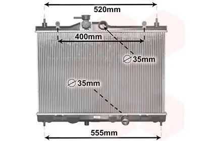 Kühler, Motorkühlung VAN WEZEL 13002338