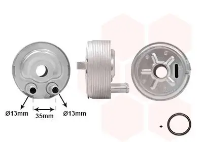 Ölkühler, Motoröl VAN WEZEL 13003443 Bild Ölkühler, Motoröl VAN WEZEL 13003443