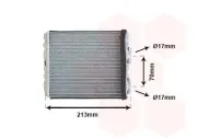 Wärmetauscher, Innenraumheizung VAN WEZEL 13006226