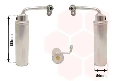 Trockner, Klimaanlage VAN WEZEL 1300D285