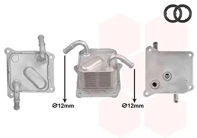 Ölkühler, Automatikgetriebe VAN WEZEL 13013707 Bild Ölkühler, Automatikgetriebe VAN WEZEL 13013707