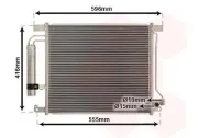 Kondensator, Klimaanlage VAN WEZEL 13015703