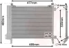 Kondensator, Klimaanlage VAN WEZEL 13015704