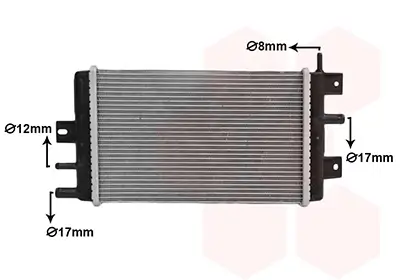 Kühler, Motorkühlung VAN WEZEL 15012703 Bild Kühler, Motorkühlung VAN WEZEL 15012703