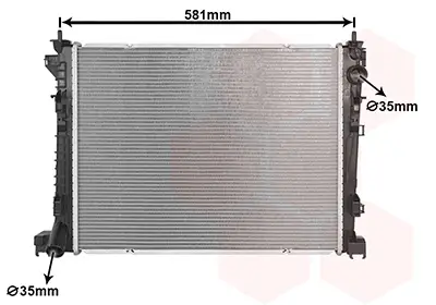 Kühler, Motorkühlung VAN WEZEL 15012704 Bild Kühler, Motorkühlung VAN WEZEL 15012704