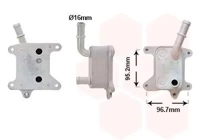 Ölkühler, Motoröl VAN WEZEL 15013701