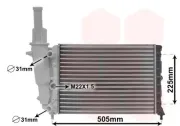 Kühler, Motorkühlung VAN WEZEL 17002138