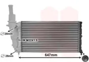 Kühler, Motorkühlung VAN WEZEL 17002140