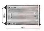 Kühler, Motorkühlung VAN WEZEL 17002261