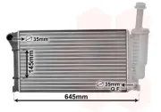 Kühler, Motorkühlung VAN WEZEL 17002335