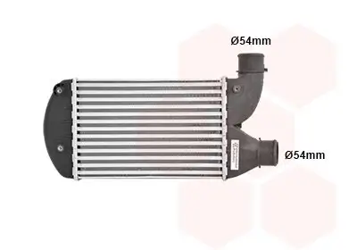 Ladeluftkühler VAN WEZEL 17004269