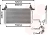 Kondensator, Klimaanlage VAN WEZEL 17005253