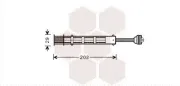 Trockner, Klimaanlage VAN WEZEL 1700D282