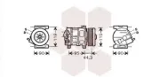 Kompressor, Klimaanlage VAN WEZEL 1700K330