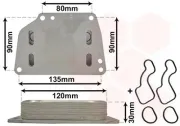 Ölkühler, Motoröl VAN WEZEL 17013705