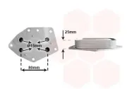 Ölkühler, Motoröl VAN WEZEL 17013707