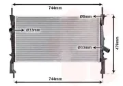 Kühler, Motorkühlung VAN WEZEL 18002404