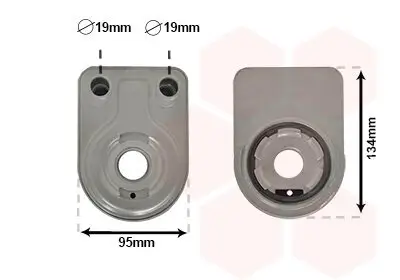 Ölkühler, Motoröl VAN WEZEL 18003624