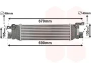 Ladeluftkühler VAN WEZEL 18004401