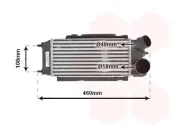 Ladeluftkühler VAN WEZEL 18004476