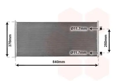 Kondensator, Klimaanlage VAN WEZEL 18005303 Bild Kondensator, Klimaanlage VAN WEZEL 18005303