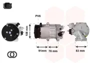 Kompressor, Klimaanlage VAN WEZEL 1800K621