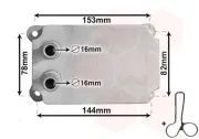 Ölkühler, Motoröl VAN WEZEL 18013707