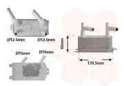 Ölkühler, Automatikgetriebe VAN WEZEL 18013710