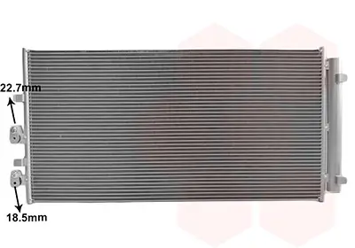 Kondensator, Klimaanlage VAN WEZEL 18015720