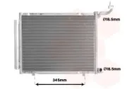 Kondensator, Klimaanlage VAN WEZEL 18015724