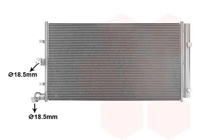 Kondensator, Klimaanlage VAN WEZEL 18015734