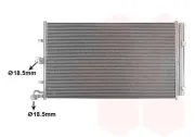 Kondensator, Klimaanlage VAN WEZEL 18015734