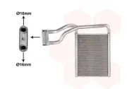 Wärmetauscher, Innenraumheizung VAN WEZEL 18016708