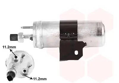 Trockner, Klimaanlage VAN WEZEL 1801D705 Bild Trockner, Klimaanlage VAN WEZEL 1801D705