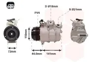 Kompressor, Klimaanlage VAN WEZEL 1801K719