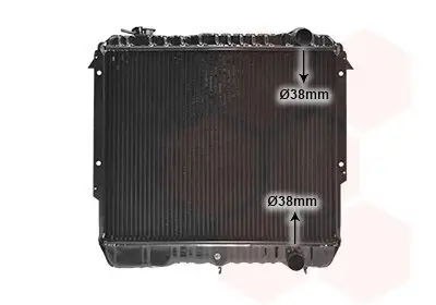 Kühler, Motorkühlung VAN WEZEL 21002033 Bild Kühler, Motorkühlung VAN WEZEL 21002033