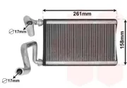 Wärmetauscher, Innenraumheizung VAN WEZEL 25006294