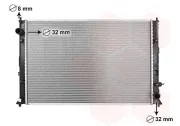 Kühler, Motorkühlung VAN WEZEL 25012709